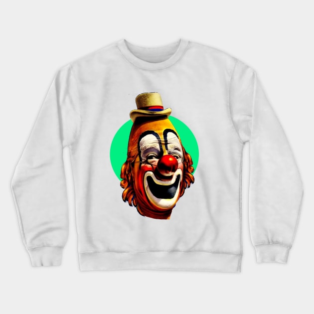 Old circus traditional clown Crewneck Sweatshirt by Marccelus